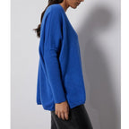 Notshy - Pull Poncho Cachemire - Majorelle