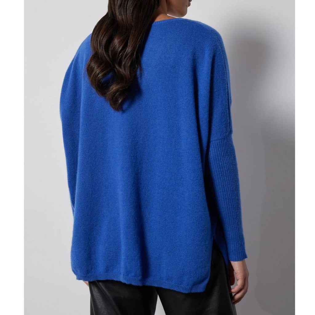 Notshy - Pull Poncho Cachemire - Majorelle