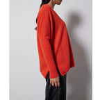 Notshy - Pull Poncho Cachemire - Orange