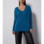 Notshy - Pull Poncho Cachemire - Petrole