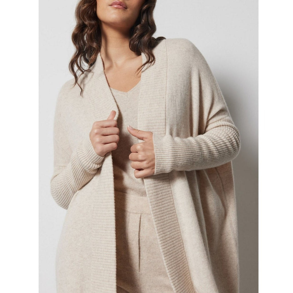 Notshy - Gilet Long Cachemire Paniz - Beige Chine