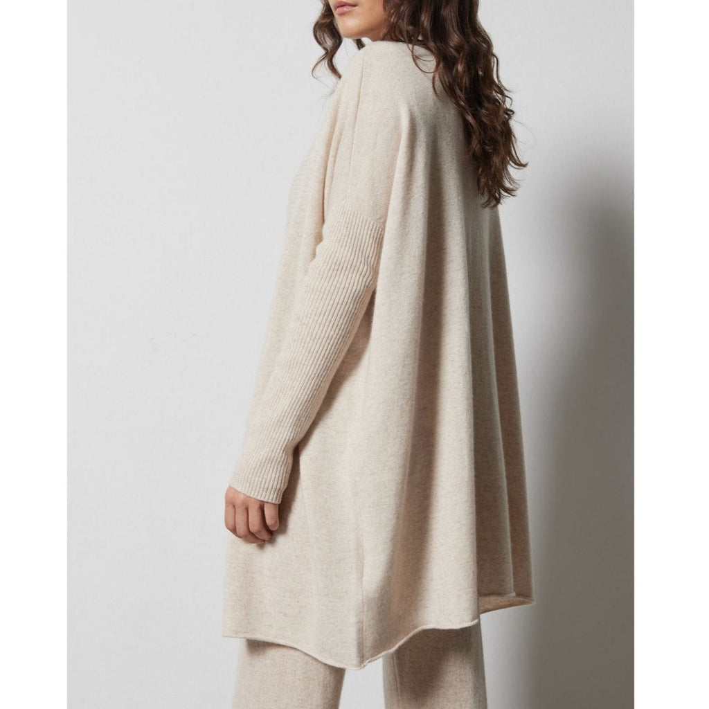 Notshy - Gilet Long Cachemire Paniz - Beige Chine