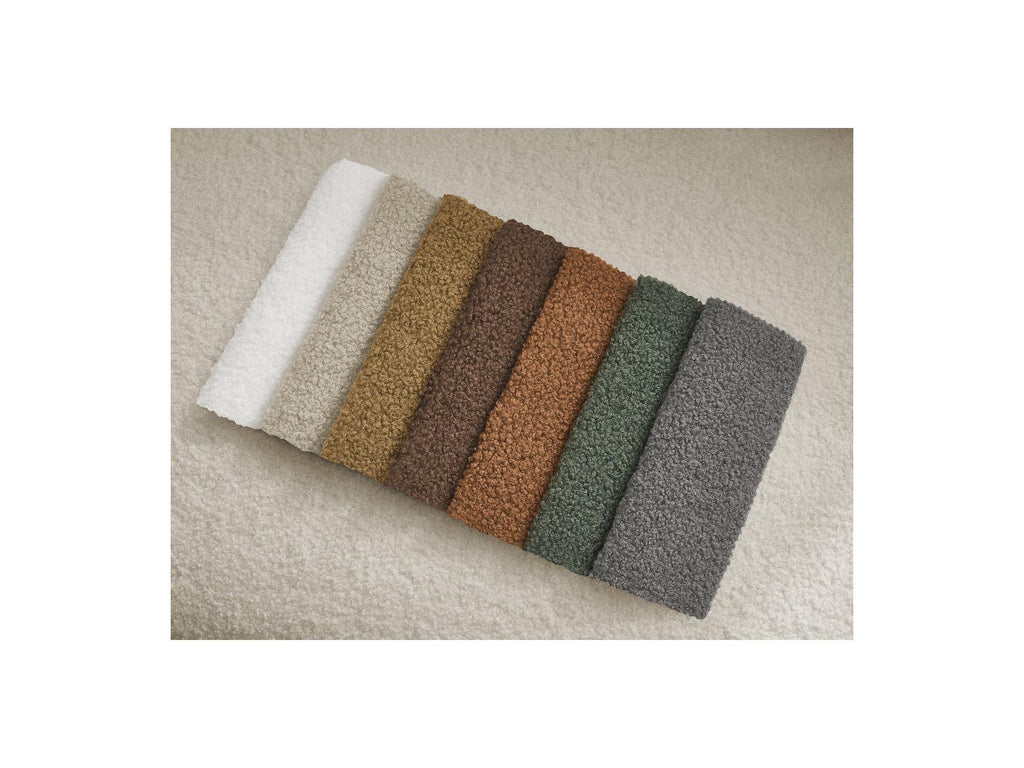 Kenan - Canapé Droit Convertible - Ouverture Express Tissu Bouclette