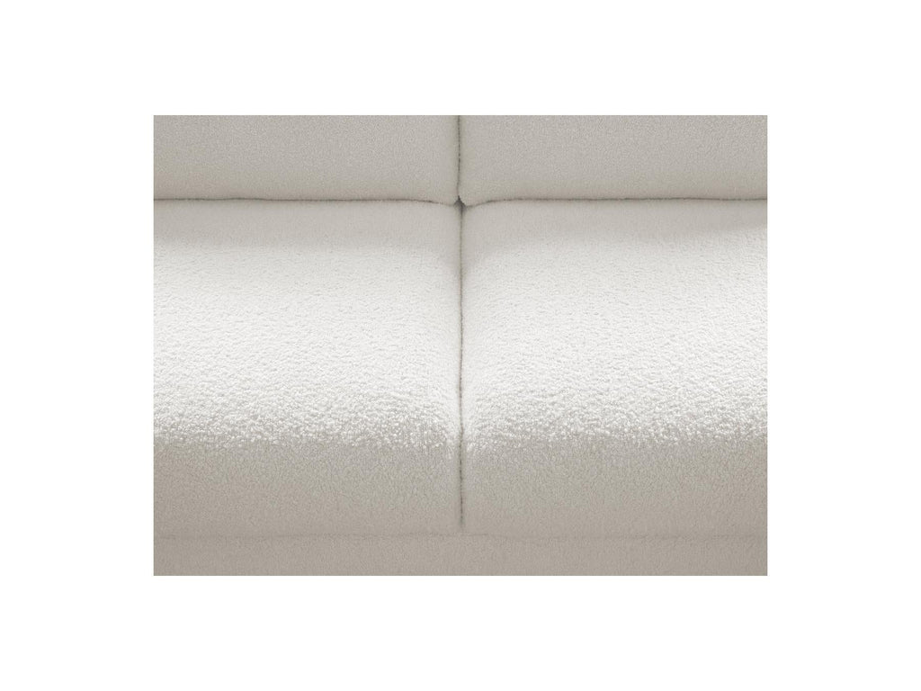 Kenan - Canapé Droit Convertible - Ouverture Express Tissu Bouclette