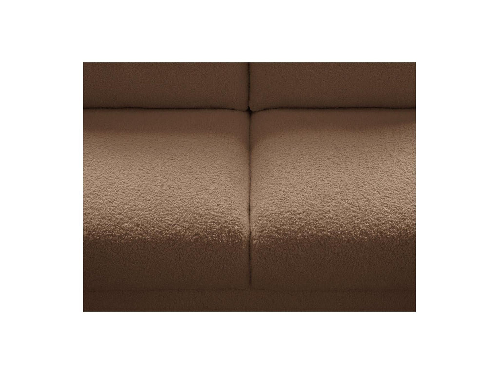 Kenan - Canapé Droit Convertible - Ouverture Express Tissu Bouclette