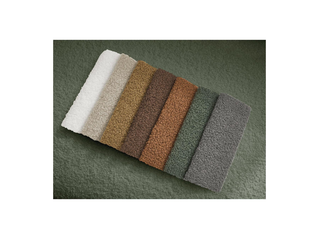 Kenan - Canapé Droit Convertible - Ouverture Express Tissu Bouclette
