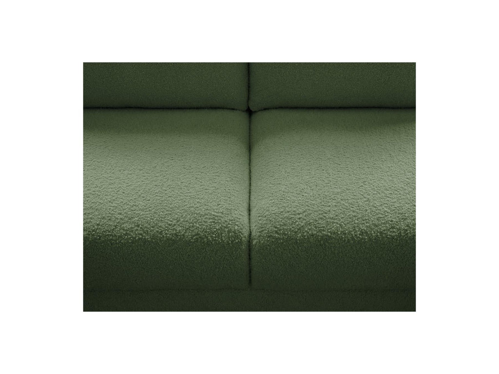 Kenan - Canapé Droit Convertible - Ouverture Express Tissu Bouclette