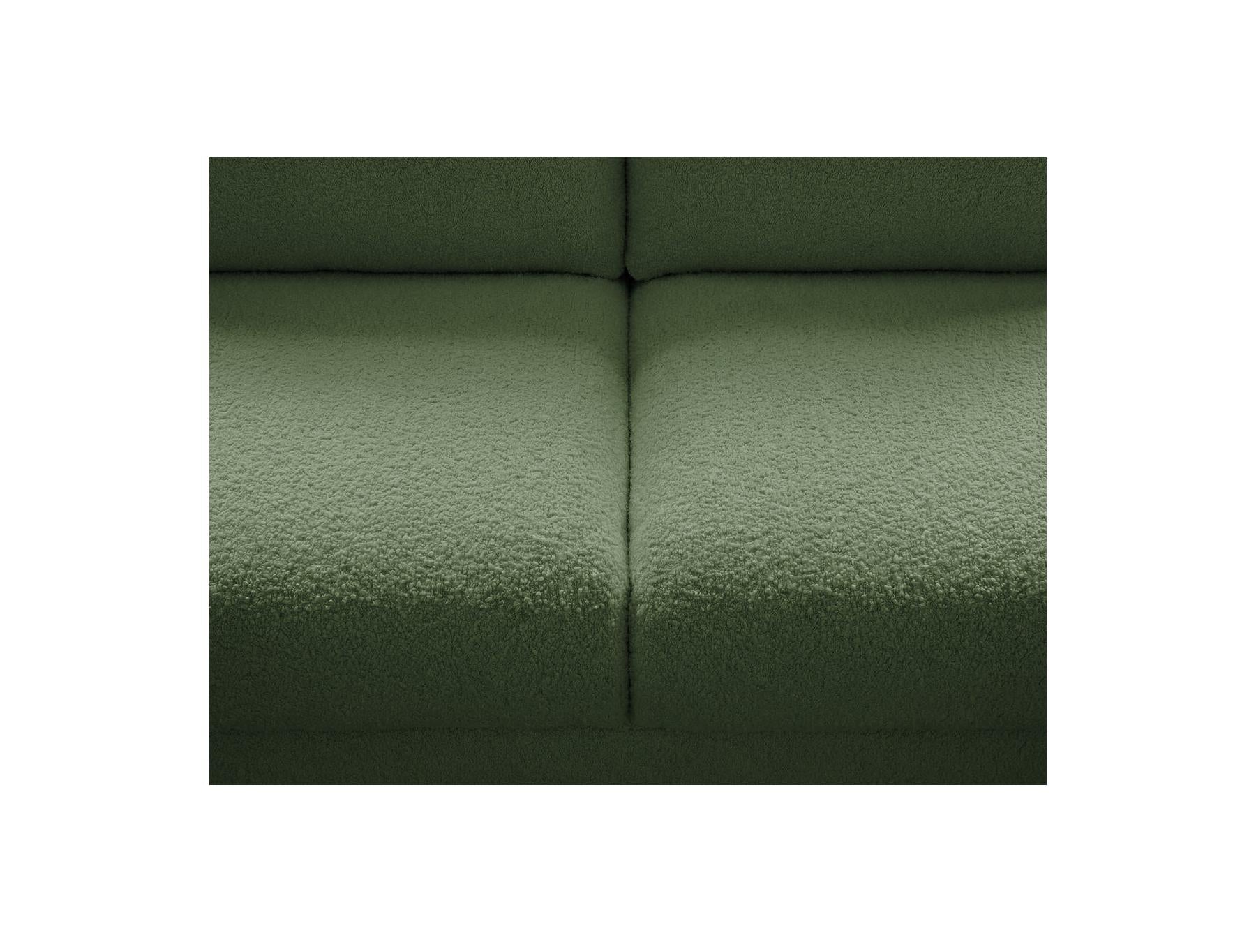 Kenan - Canapé Droit Convertible - Ouverture Express Tissu Bouclette