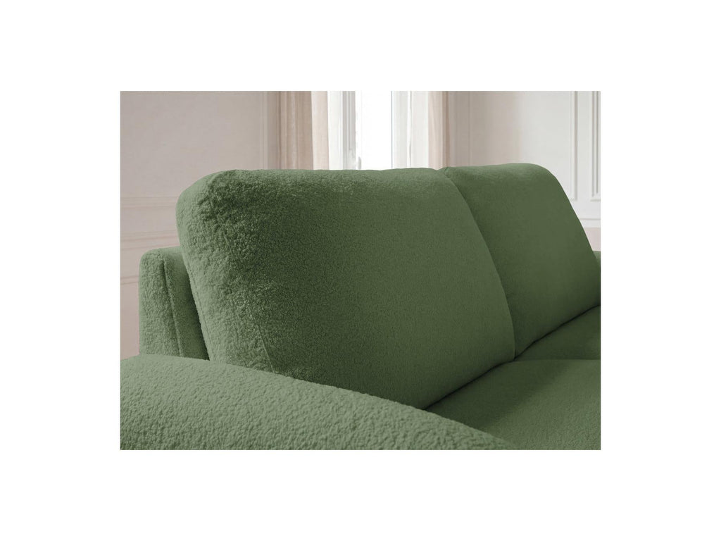 Kenan - Canapé Droit Convertible - Ouverture Express Tissu Bouclette