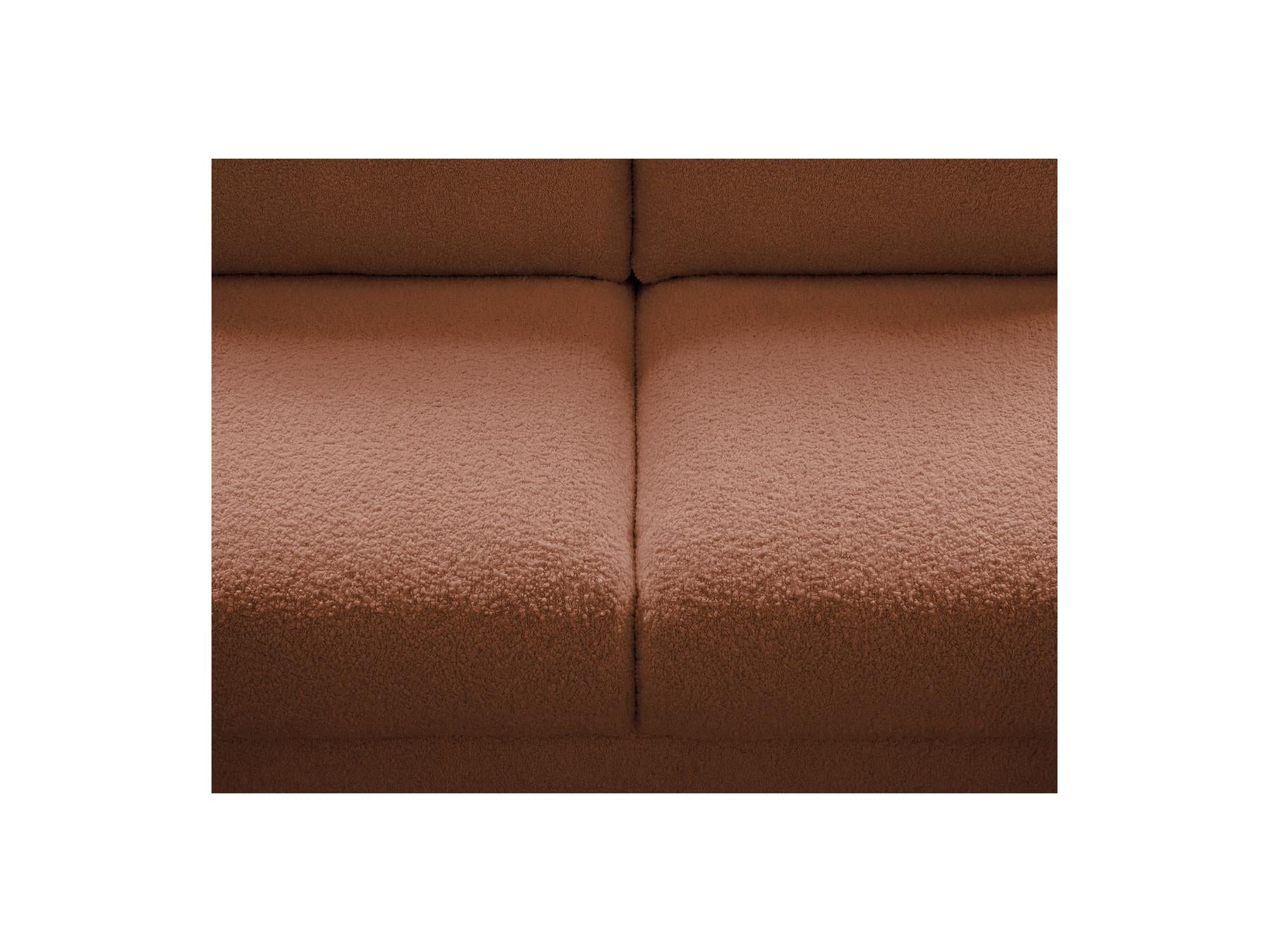 Kenan - Canapé Droit Convertible - Ouverture Express Tissu Bouclette