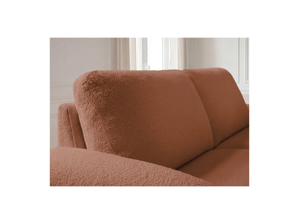 Kenan - Canapé Droit Convertible - Ouverture Express Tissu Bouclette
