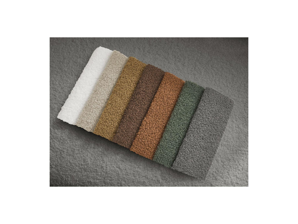 Kenan - Canapé Droit Convertible - Ouverture Express Tissu Bouclette
