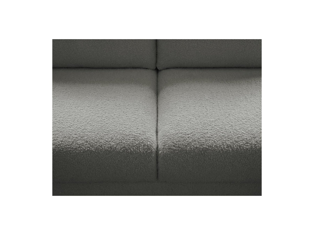Kenan - Canapé Droit Convertible - Ouverture Express Tissu Bouclette