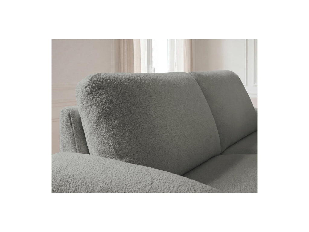 Kenan - Canapé Droit Convertible - Ouverture Express Tissu Bouclette