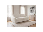 Kenan - Canapé Droit Convertible - Ouverture Express Tissu Lisse