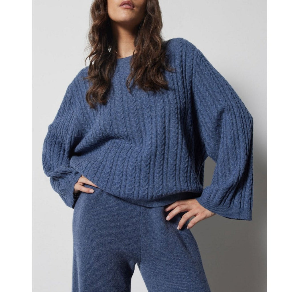 Notshy - Pull Torsadé Iriela - Jeans
