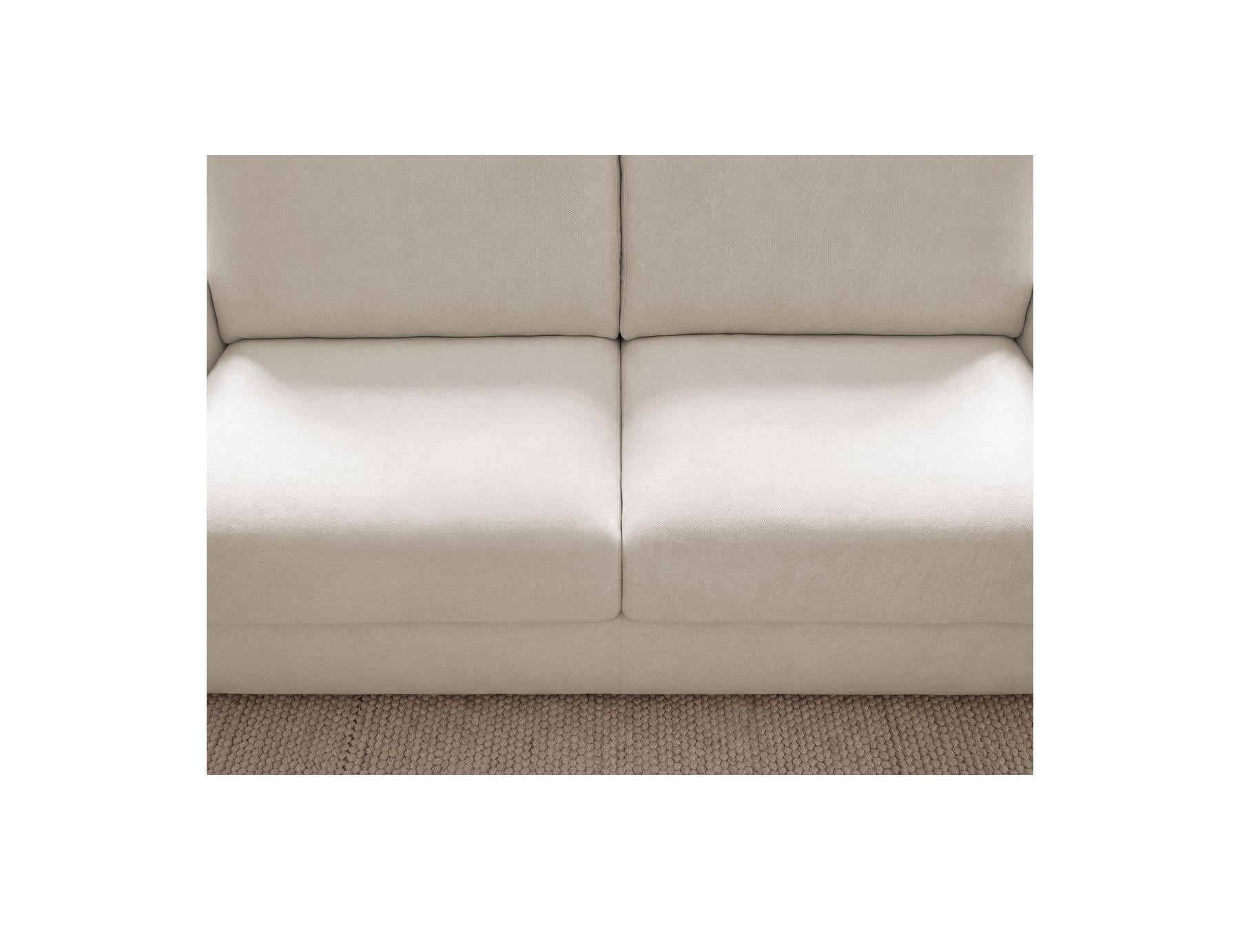 Kenan - Canapé Droit Convertible - Ouverture Express Tissu Lisse