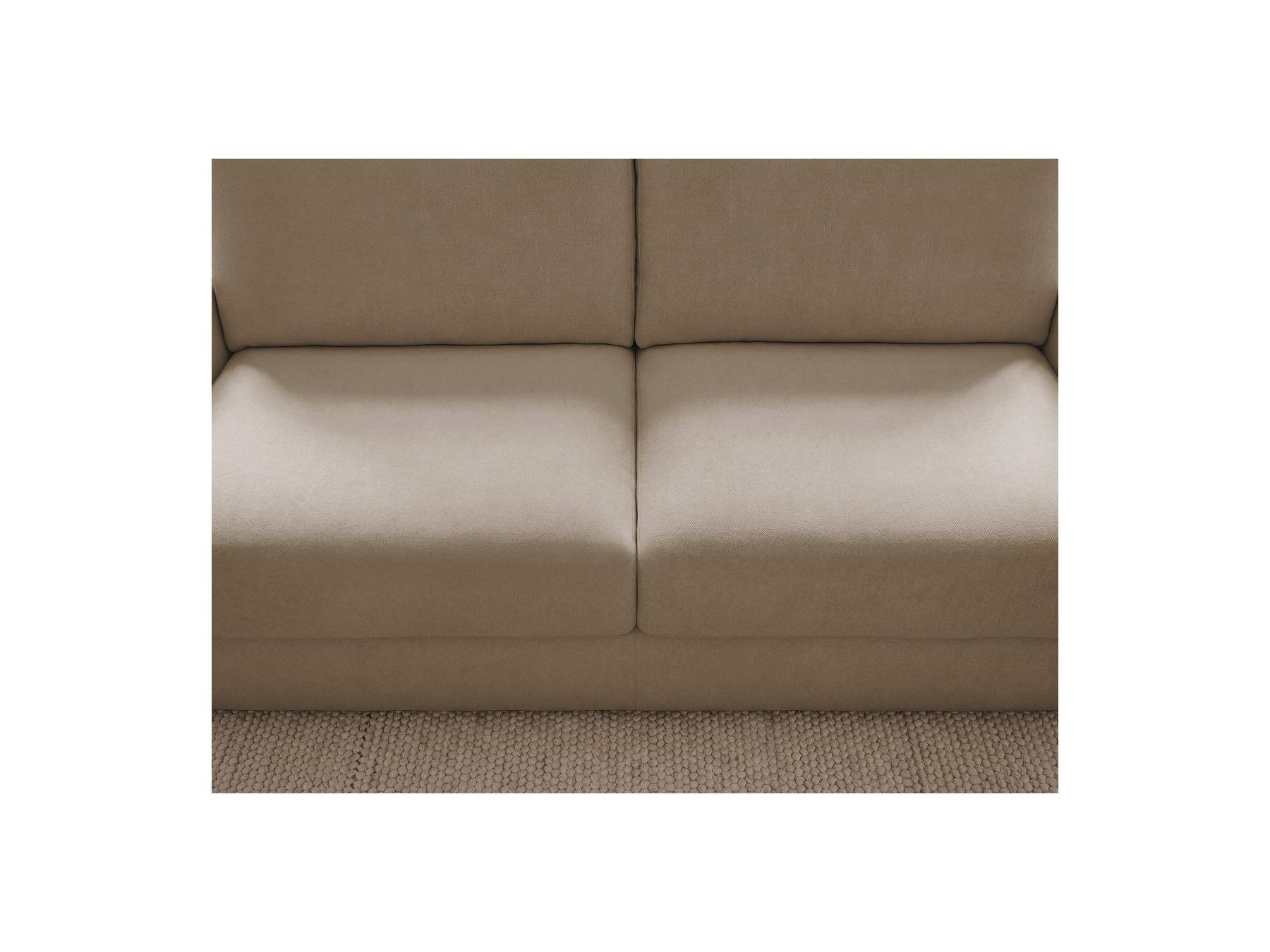 Kenan - Canapé Droit Convertible - Ouverture Express Tissu Lisse