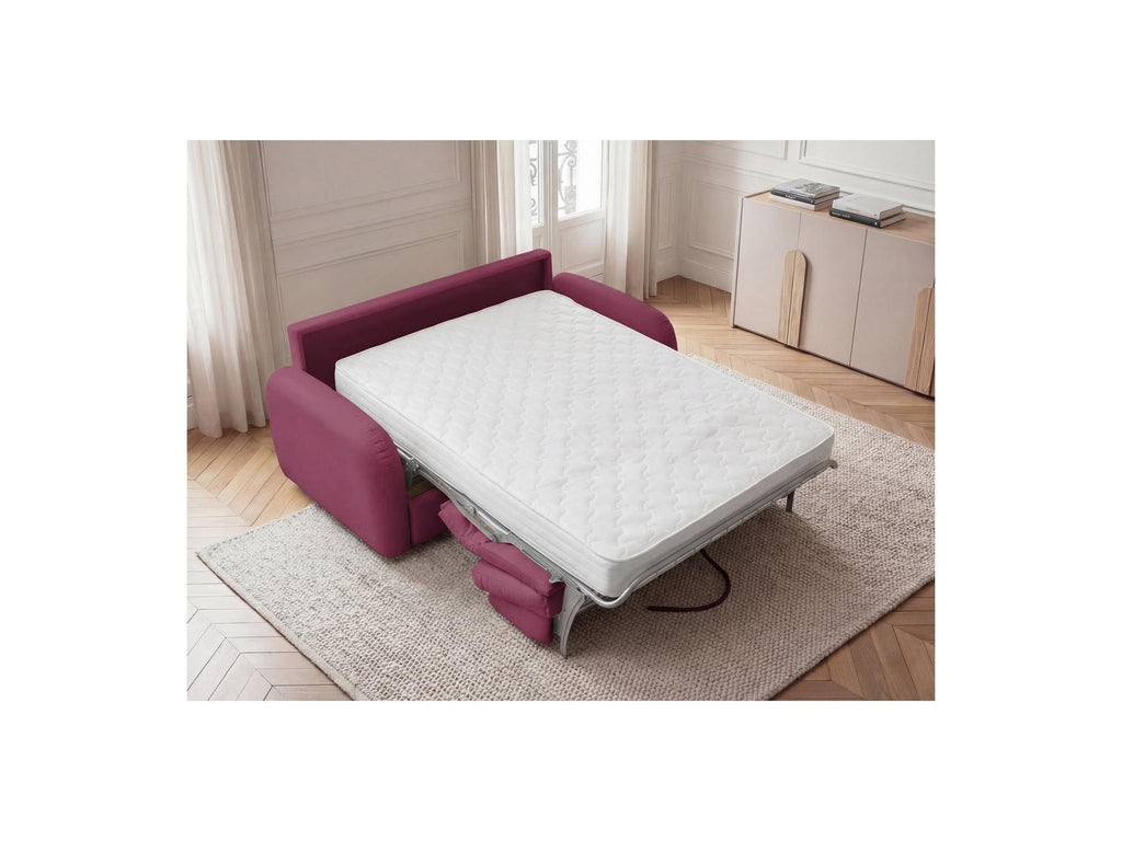 Kenan - Canapé Droit Convertible - Ouverture Express Tissu Lisse
