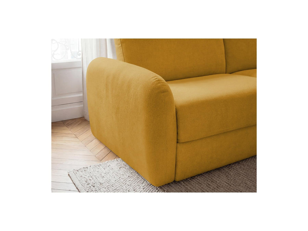 Kenan - Canapé Droit Convertible - Ouverture Express Tissu Lisse