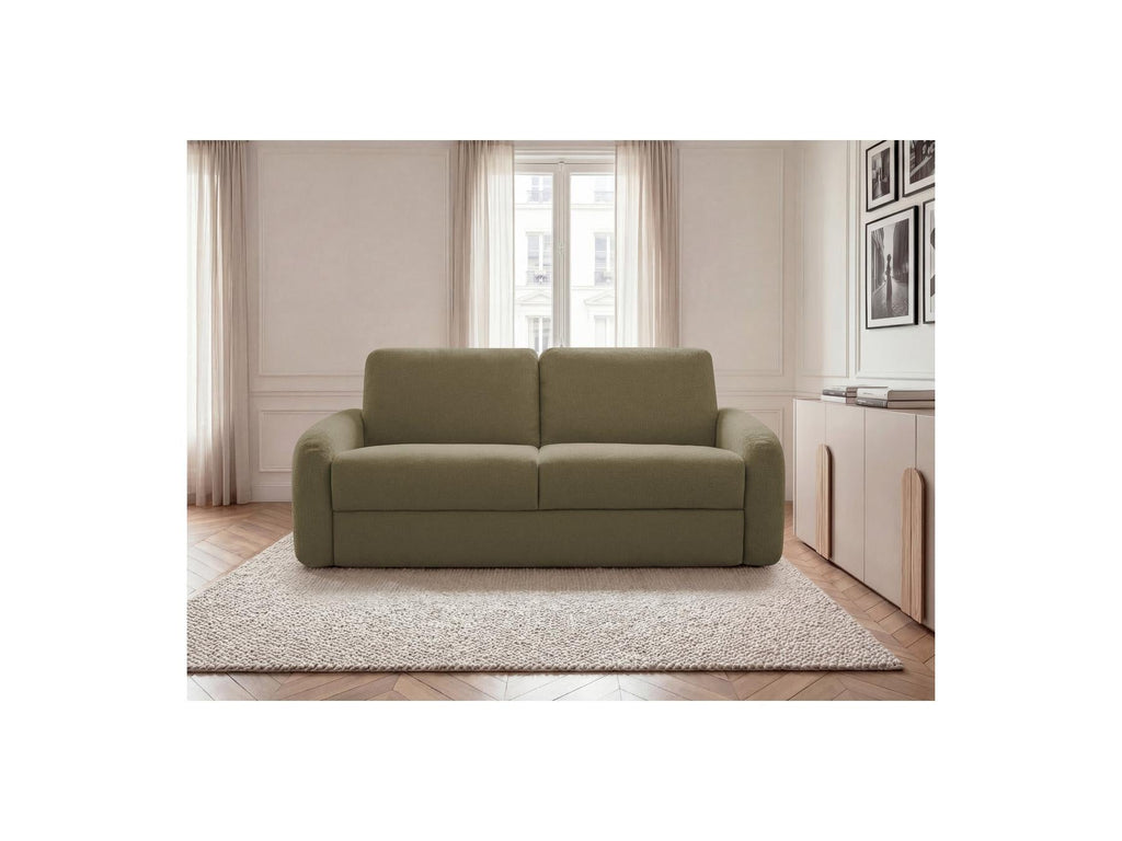 Kenan - Canapé Droit Convertible - Ouverture Express Tissu Lisse