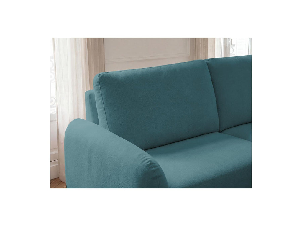 Kenan - Canapé Droit Convertible - Ouverture Express Tissu Lisse