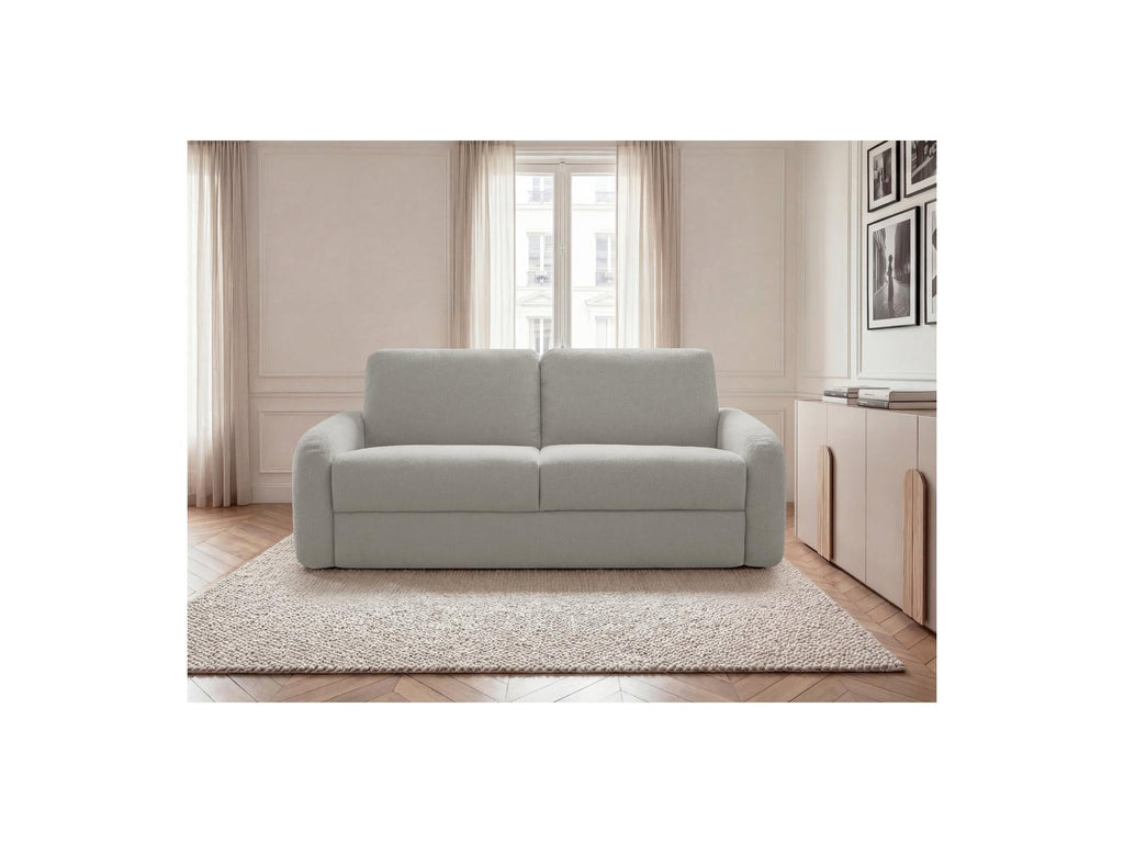 Kenan - Canapé Droit Convertible - Ouverture Express Tissu Lisse