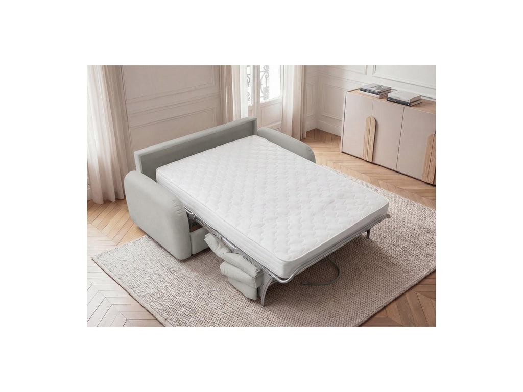 Kenan - Canapé Droit Convertible - Ouverture Express Tissu Lisse
