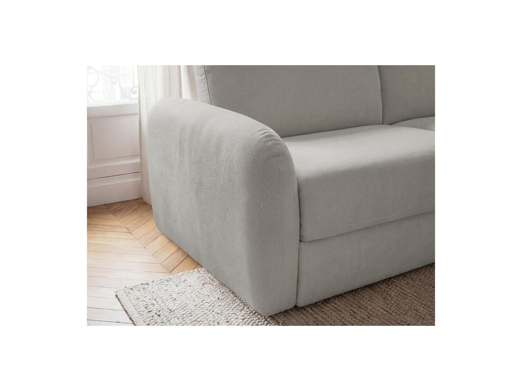 Kenan - Canapé Droit Convertible - Ouverture Express Tissu Lisse