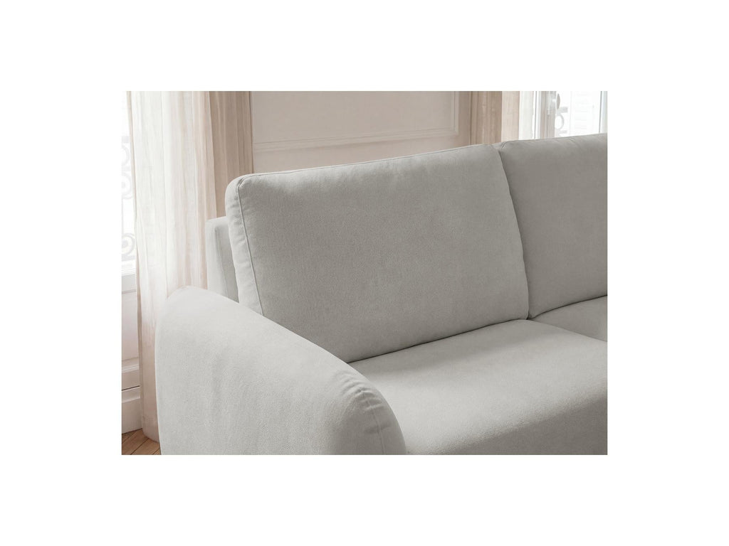 Kenan - Canapé Droit Convertible - Ouverture Express Tissu Lisse