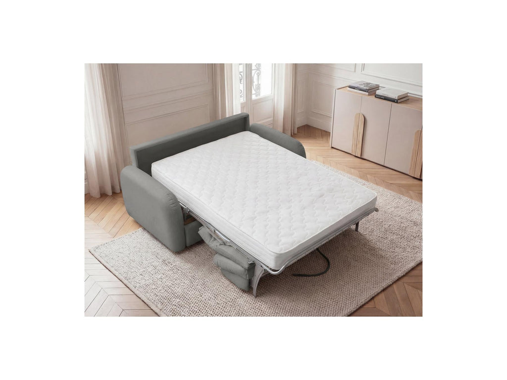 Kenan - Canapé Droit Convertible - Ouverture Express Tissu Lisse