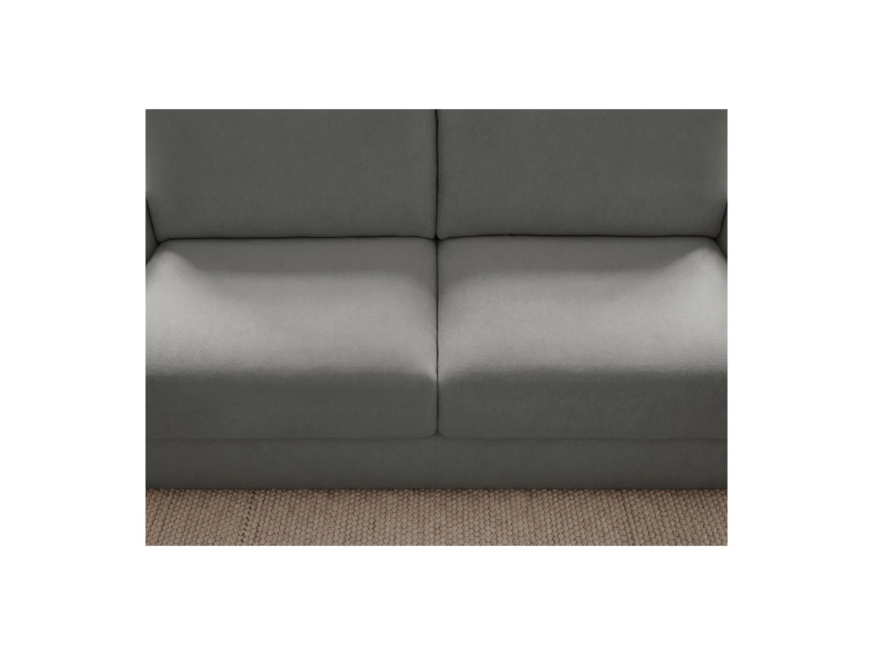 Kenan - Canapé Droit Convertible - Ouverture Express Tissu Lisse