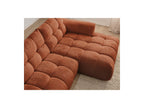 Jaya - Canapé D'Angle Fixe - Tissu Chenille - Angle Droit
