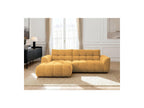 Jaya - Canapé D'Angle Fixe - Tissu Chenille - Angle Gauche