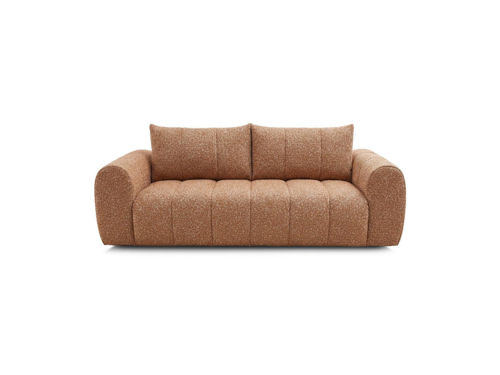 Nesty - Canapé Droit Fixe 3 Places - Tissu Chiné
