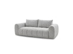 Nesty - Canapé Droit Fixe 3 Places - Tissu Chiné