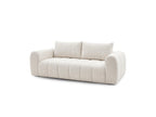 Nesty - Canapé Droit Fixe 3 Places - Tissu Chiné
