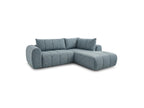 Nesty - Canapé D'Angle L Fixe - Tissu Chiné - Angle Droit