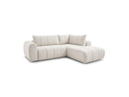 Nesty - Canapé D'Angle L Fixe - Tissu Chiné - Angle Droit