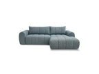Nesty - Canapé D'Angle Fixe - Tissu Chiné - Angle Droit