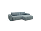 Nesty - Canapé D'Angle Fixe - Tissu Chiné - Angle Droit