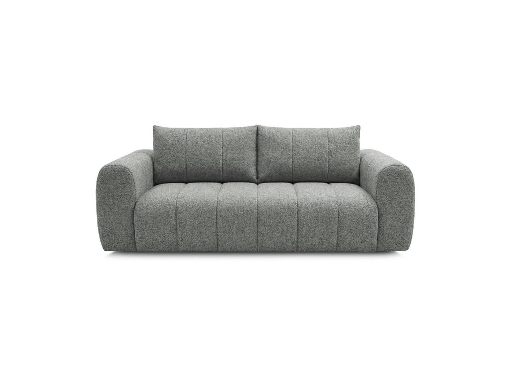 Nesty - Canapé Droit Fixe 3 Places - Tissu Chiné