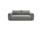 Nesty - Canapé Droit Fixe 3 Places - Tissu Chiné