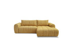 Nesty - Canapé D'Angle Fixe - Tissu Chiné - Angle Droit