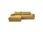 Nesty - Canapé D'Angle Fixe - Tissu Chiné - Angle Gauche