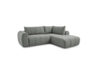 Nesty - Canapé D'Angle L Fixe - Tissu Chiné - Angle Droit