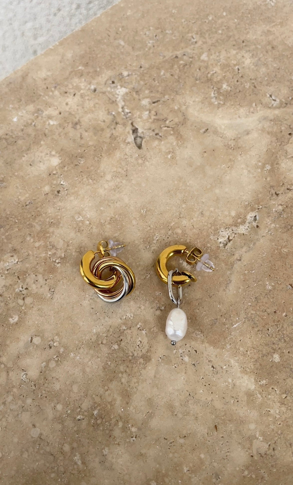 Boucles D'Oreilles Asymmetric Circle