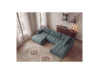 Nesty - Canapé Panoramique Fixe - Tissu Chiné - Angle Gauche