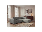 Nesty - Canapé D'Angle L Fixe - Tissu Chiné - Angle Droit