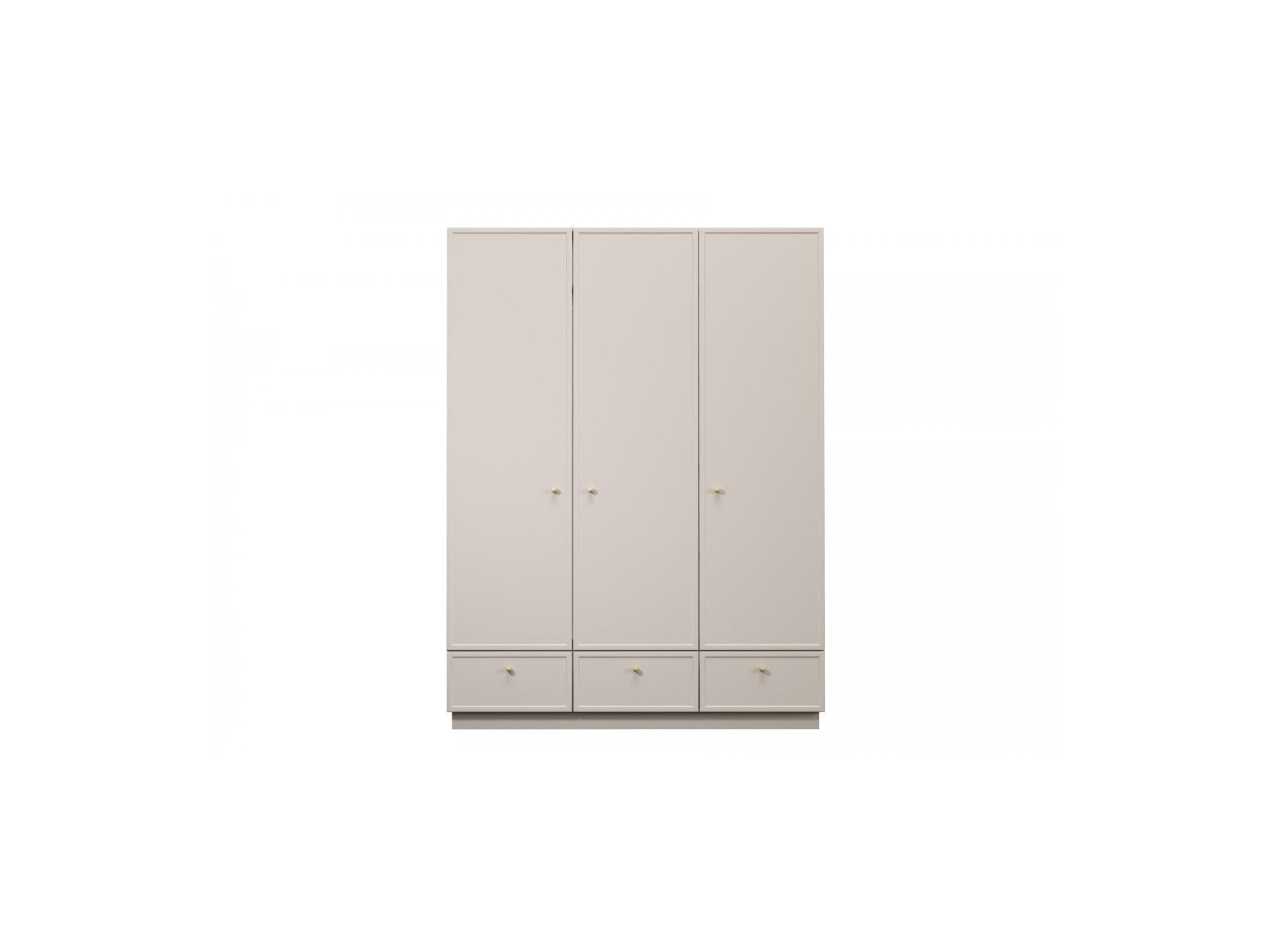 Lorina - Armoire 3 Portes 3 Tiroirs